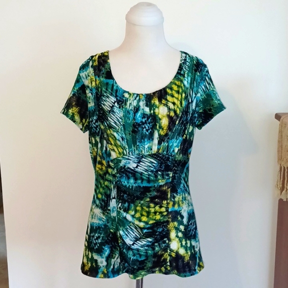 ☀️Alfani Short Sleeved Top - Picture 1 of 7